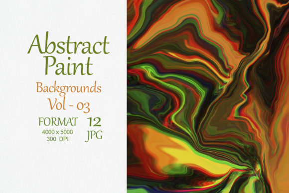Abstract Paint Background Vol-03