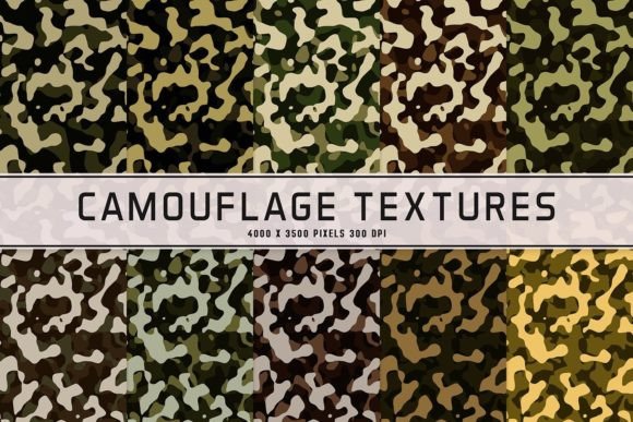 Camouflage Textures for Creative Projects