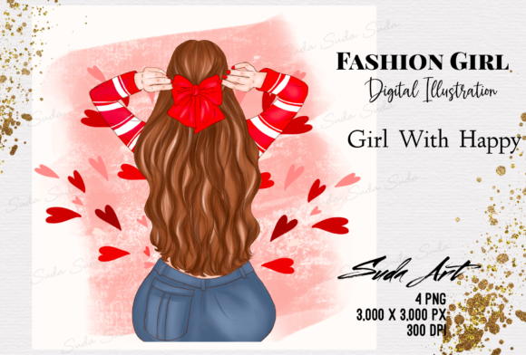 Fashion Girl Design: A Versatile Asset for Creative Projects