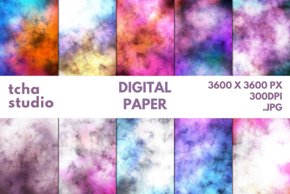 Galaxy Nebula Digital Paper