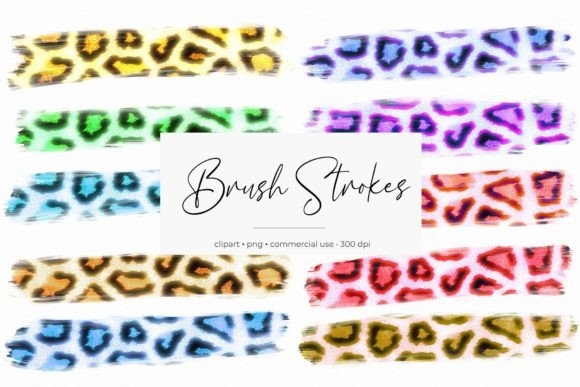 Leopard Brush Strokes Clipart: A Versatile Tool for Modern Creativity