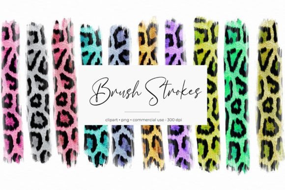 Leopard Brush Strokes: Strategic Design Elements for Creative and Professional Applications