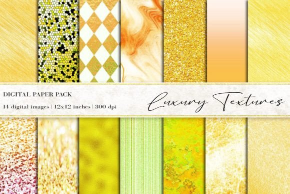 Luxury Textures Digital Papers: A Versatile Asset for Creative Professionals