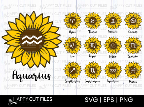 Unlock Creativity with Sunflower Zodiac Signs Clipart SVG PNG: A Modern Tool for Designers and Entrepreneurs