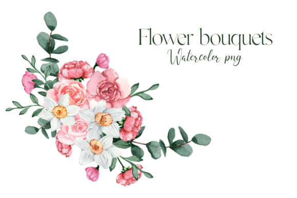 Watercolor Bouquets Flowers Spring Png: A Strategic Design Asset for Creative and Professional Use