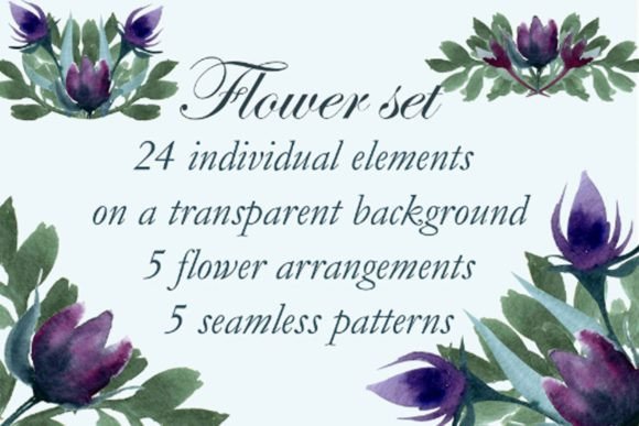 Watercolor Floral Clipart: A Versatile Tool for Creative Projects